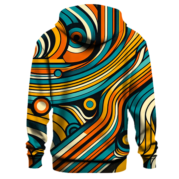 Groovy Striped Delight Hoodie