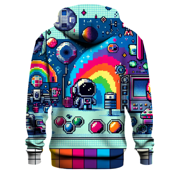 Galactic Retro Arcade Hoodie