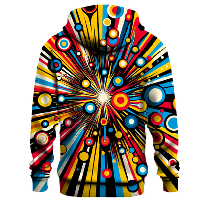 Vibrant Starburst Patterns Hoodie