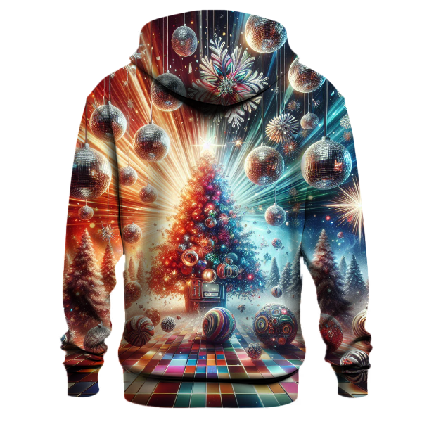 Retro Christmas Disco Hoodie