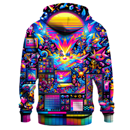 Pixel Pop Party Hoodie