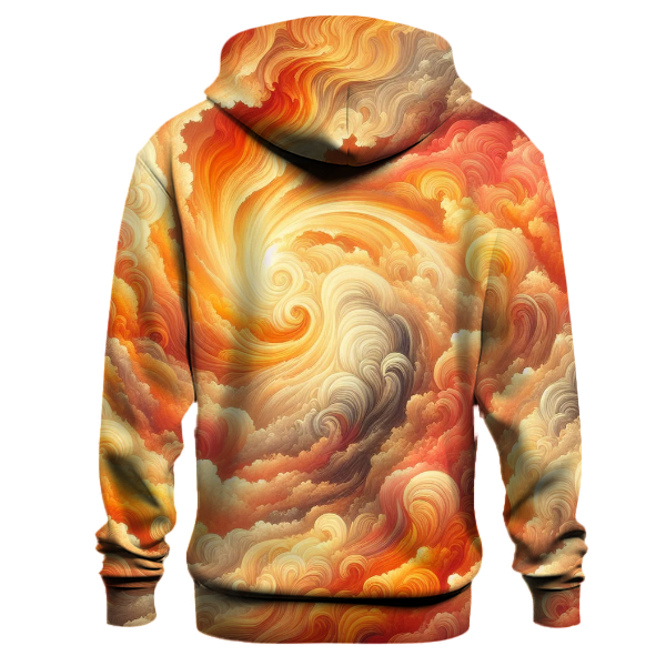 Vintage Sunset Swirl Hoodie