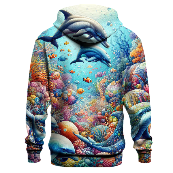 Colorful Underwater Fantasy Hoodie