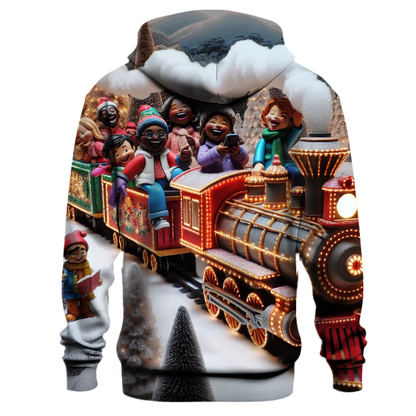 Playful Polar Express Hoodie