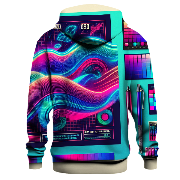 Neon Wave Adventure Hoodie