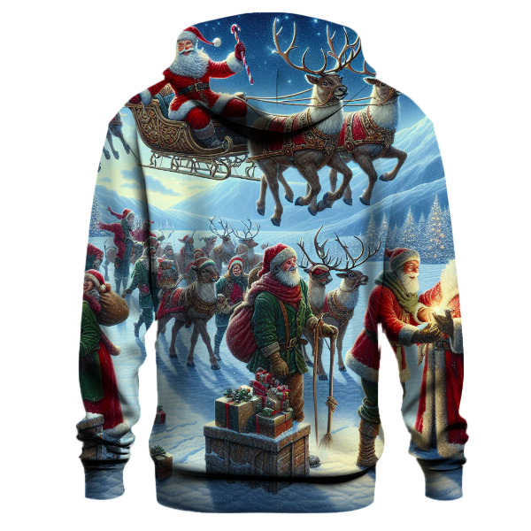 Christmas Adventure with Santa and Friends Hoodie