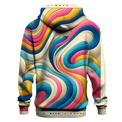 Groovy Waves Hoodie Graphic Hoodies