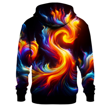 Dancing Flames of Energy Hoodie