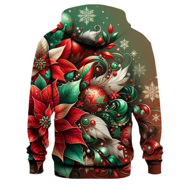 Holiday Poinsettia Delight Hoodie