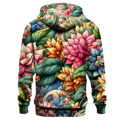 Floral Groove Celebration Hoodie