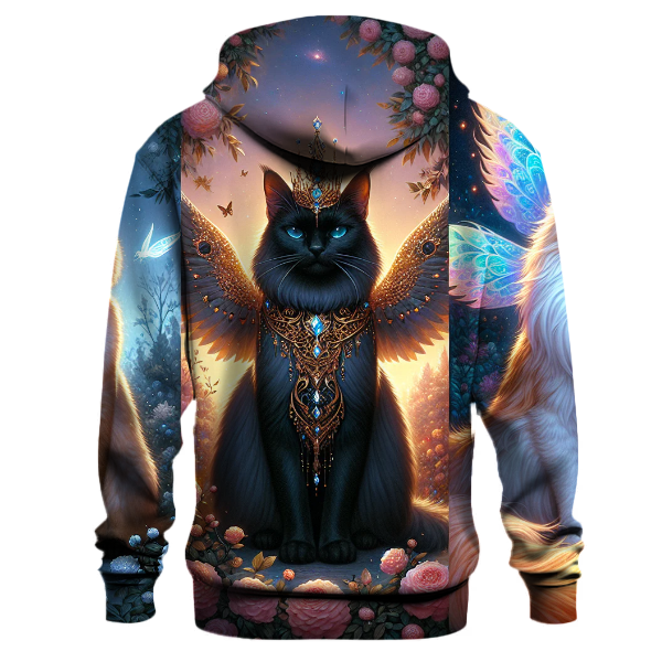 Fantasy Feline Fusion Hoodie