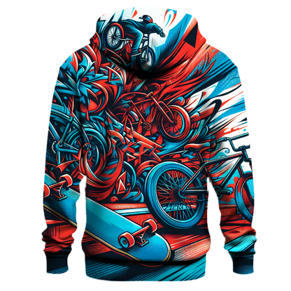 Urban Sports Graffiti Design Hoodie