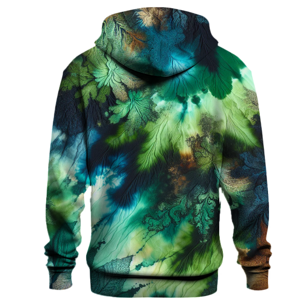 Rainforest Escape Tie-dye Design Hoodie