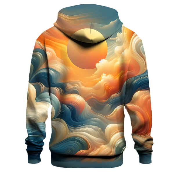 Sunrise Over the Ocean Tie-Dye Hoodie