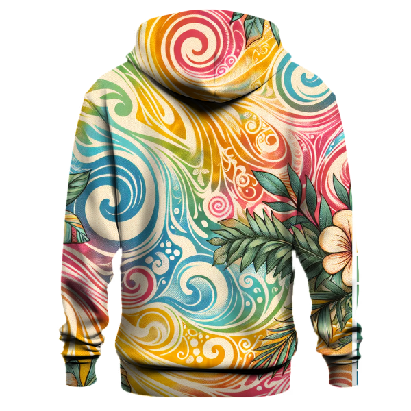 Tropical Breeze Tie-Dye Hoodie