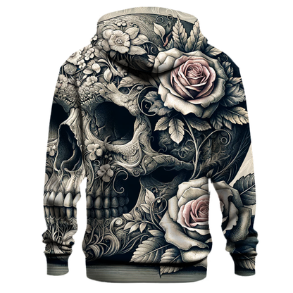 Floral Skull Fusion Hoodie