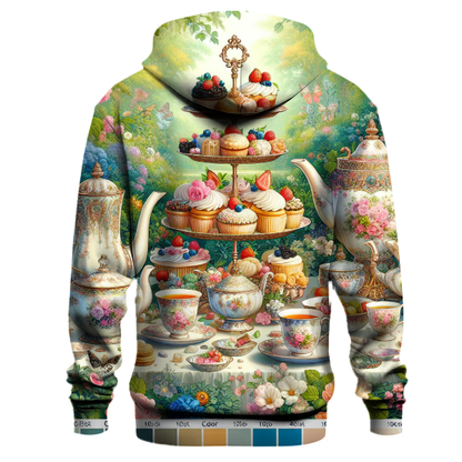 Whimsical Tea Party Delight Hoodie