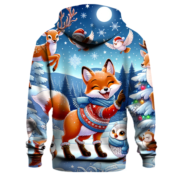 Festive Fox and Friends Hoodie