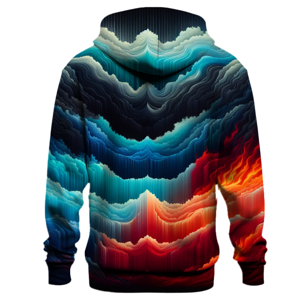 Fire and Ice Gradient Hoodie