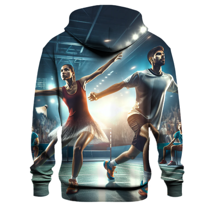 Badminton Rally Hoodie