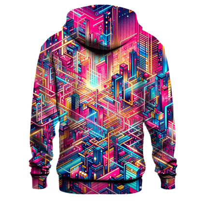 Urban Neon Pulse Hoodie