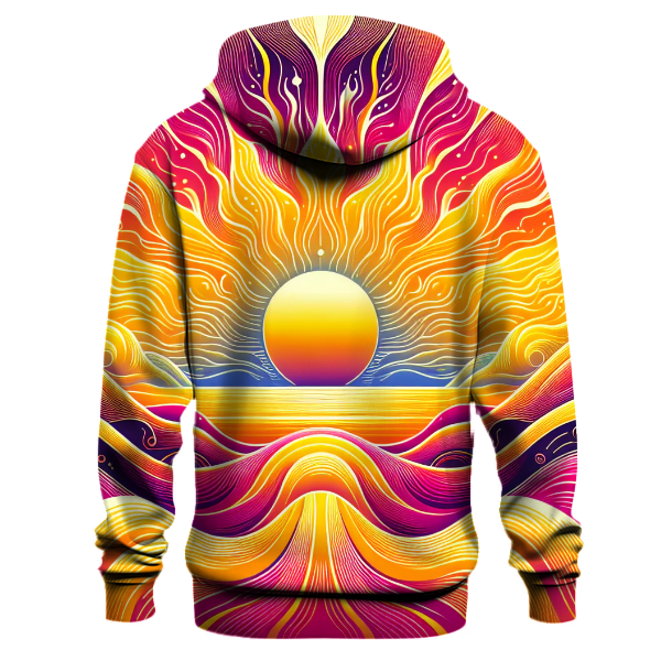 Electric Summer Gradient Hoodie