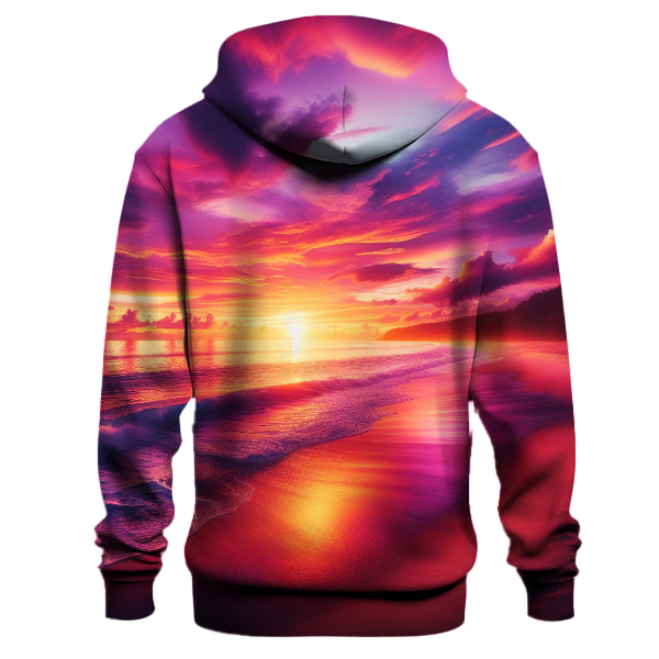 Radiant Sunset Beachscape Hoodie