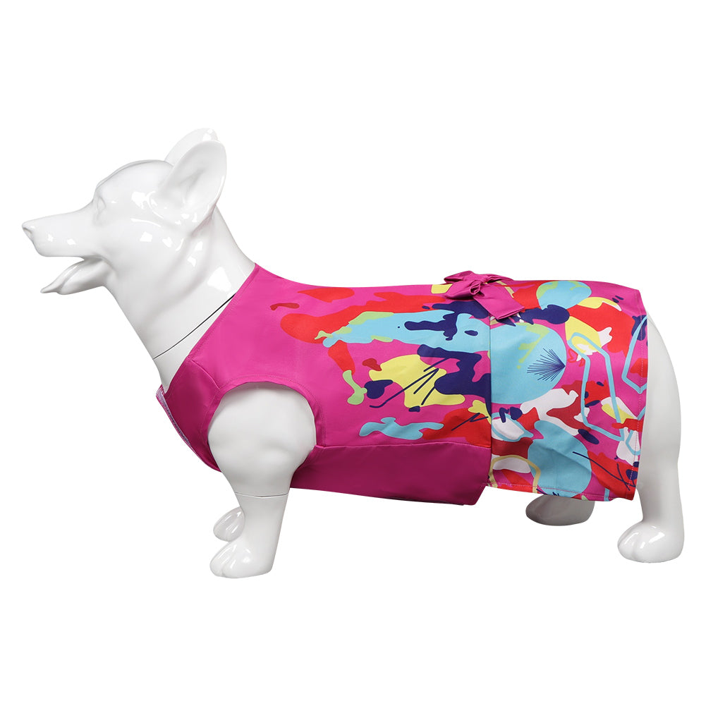 Pet Graffiti Print Cosplay Dress