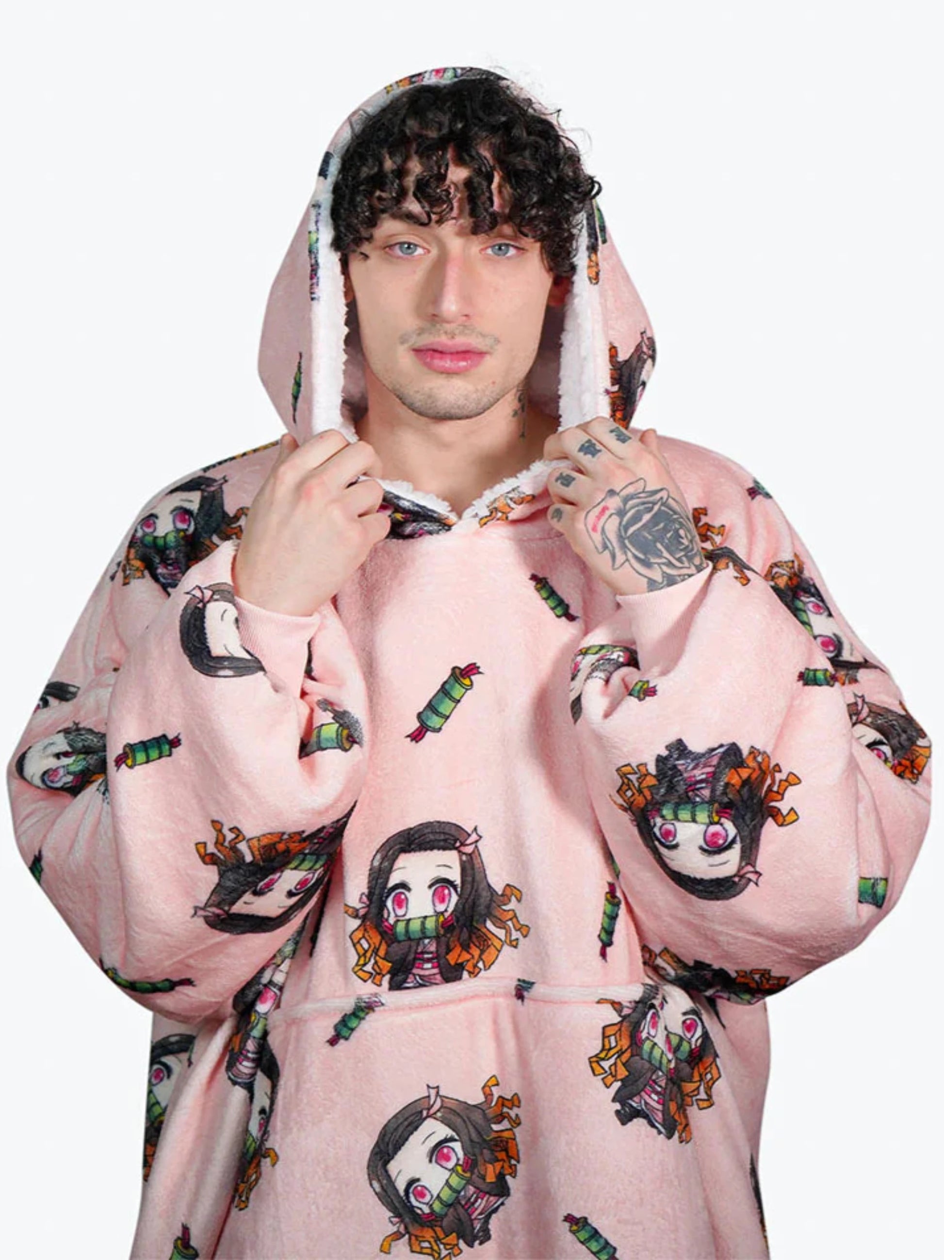 Anime Oversized Cozy Blanket Hoodie