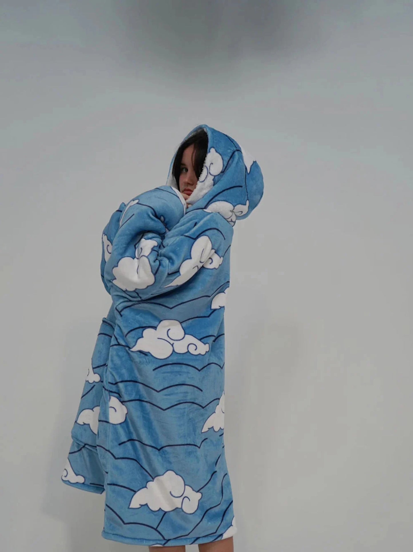 Anime Oversized Cozy Blanket Hoodie