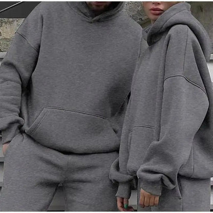 2 Pieces Hooded Tracksuit Sets