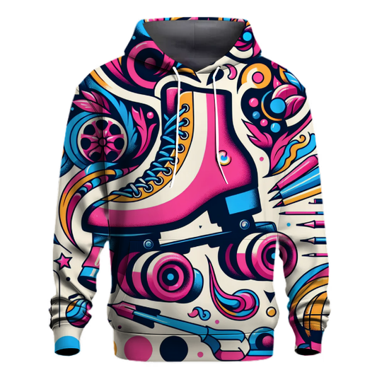 Classic Roller Disco Style Hoodie