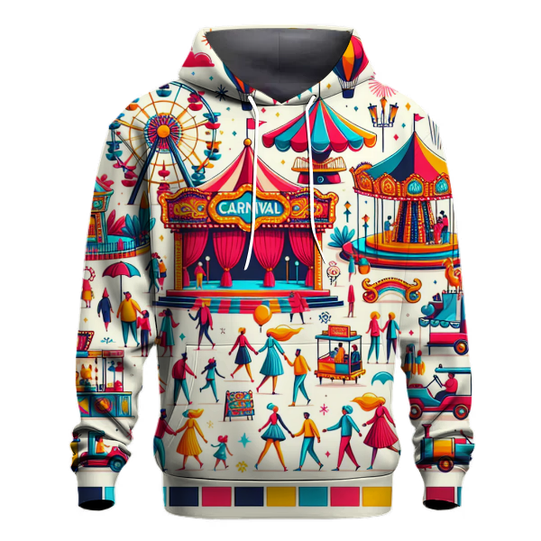 Colorful Carnival Delight Hoodie