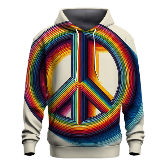 Classic Peace Sign Delight Hoodie