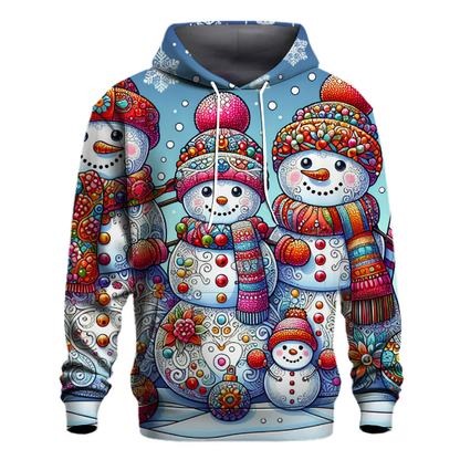 Jolly Snowman Family Hoodie