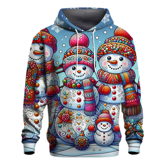 Jolly Snowman Family Hoodie