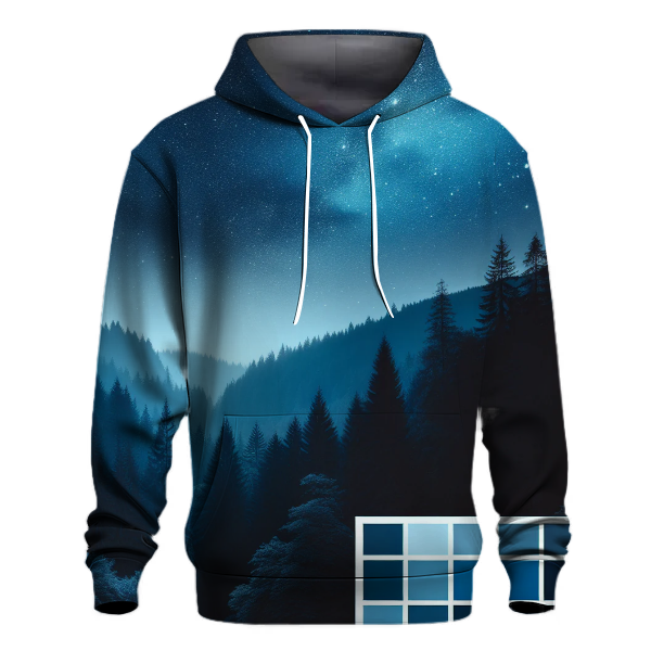 Starlit Woodland Night Hoodie