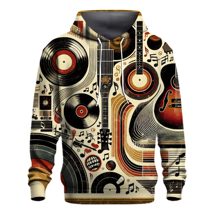 Vintage Music Memories Hoodie Lightweight Hoodies