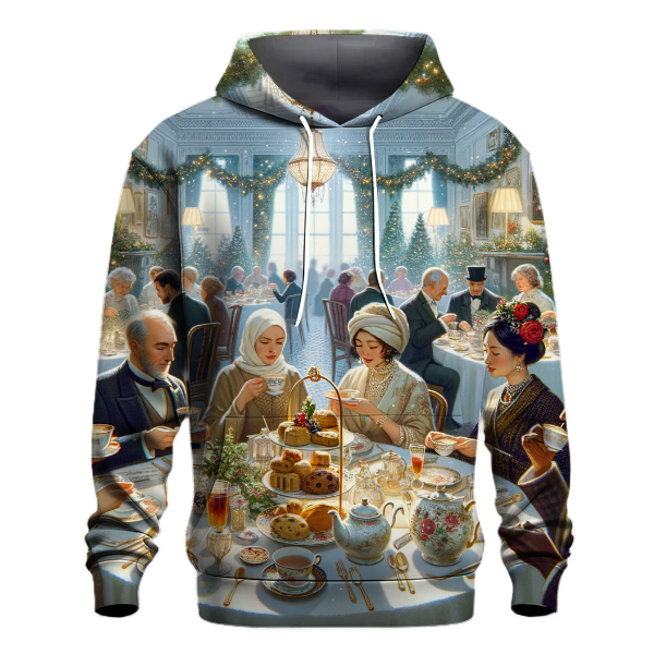 Classic Christmas Tea Party Hoodie