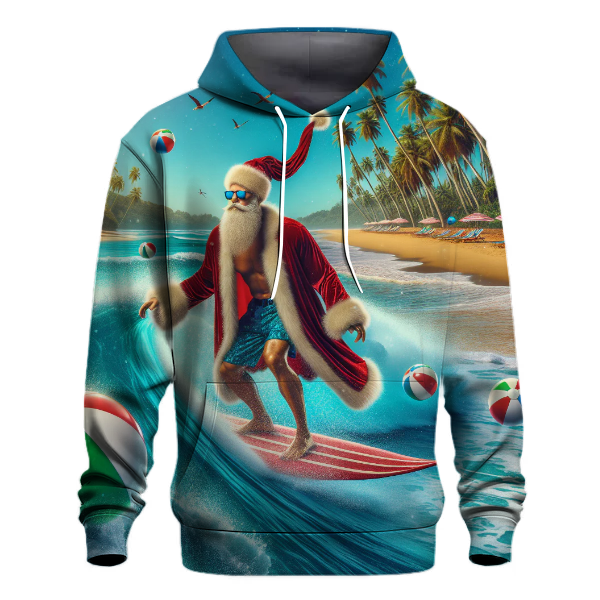 Santa's Surfing Safari Hoodie