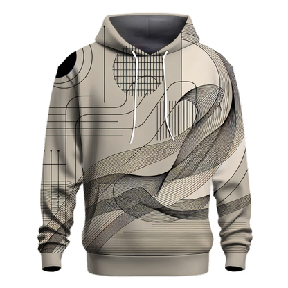 Chic Minimalist Lines Hoodie