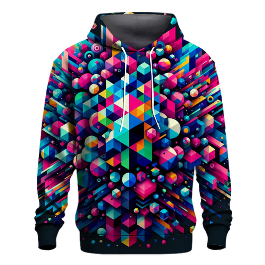 Geometric Spectrum Burst Hoodie