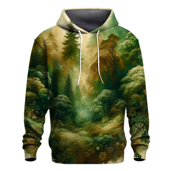 Forest Moss Tranquility Hoodie