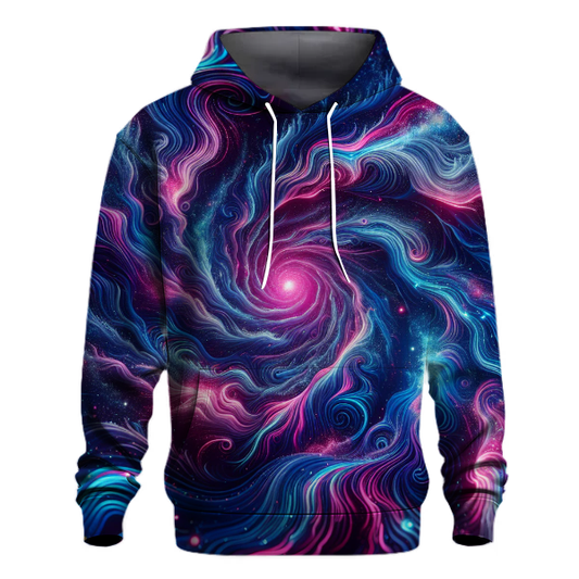 Futuristic Neon Galaxy Hoodie