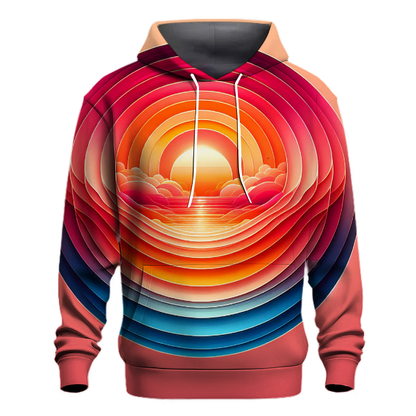 Coral Sunset Gradient Hoodie