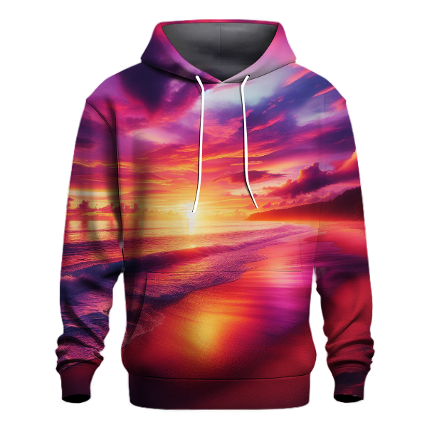 Radiant Sunset Beachscape Hoodie