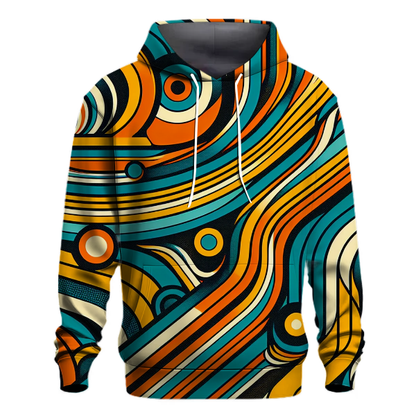 Groovy Striped Delight Hoodie