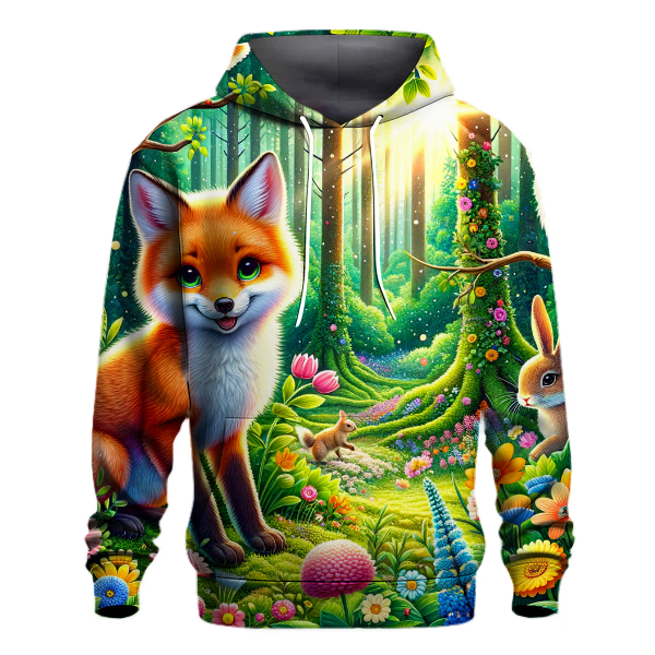 Whimsical Forest Friends Hoodie