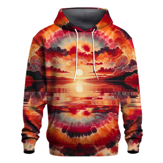 Crimson Tidal Sunset Hoodie