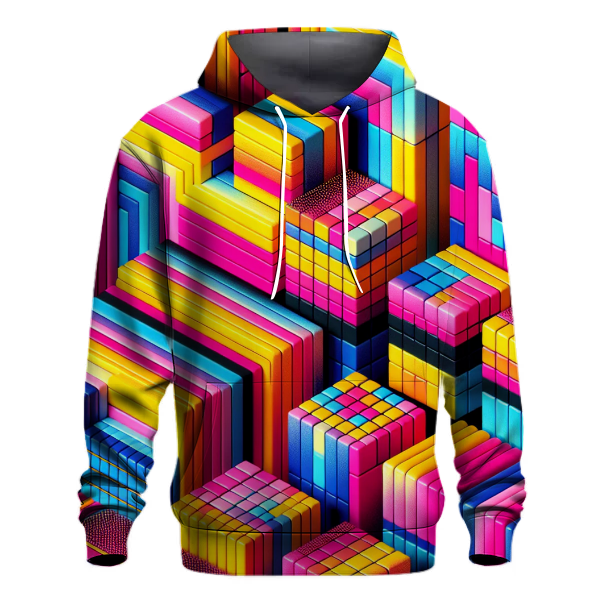 Funky Color Blocks Hoodie